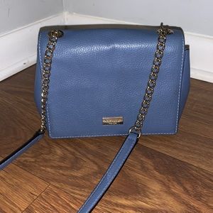 Blue Kate spade crossbody with gold chain. Worn handful of times